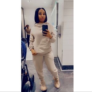 Side Tie Jogger Set